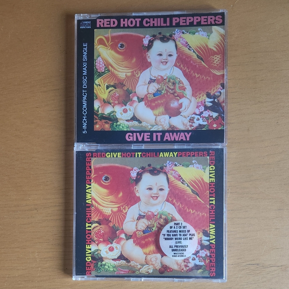 Red Hot Chili Peppers 1990s CD Singles (Lot of 2) 